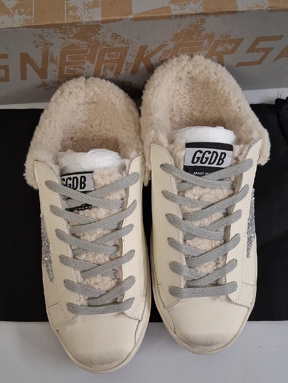 NWOT Womens Golden Goose Superstar Slip On Sneakers Size 38 - Picture 2 of 6